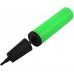 Inflador de globos doble efecto, manual, para globos de látex y metalizados, color verde