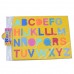 Abecedario de goma eva, rompecabezas puzzle, letras encastrables, variedad de colores
