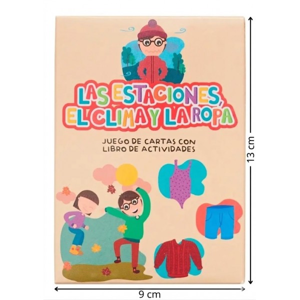 Cartas Didácticas con Actividades Las Estaciones y El Clima -Barco de Papel 