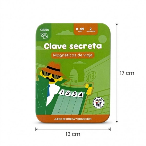 Juego Clave Secreta Magnético de Viaje - Barco de Papel