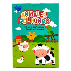 Juego de Cartas Didácticas: Animales del Mundo y Actividades de la Naturaleza - Barco de Papel 