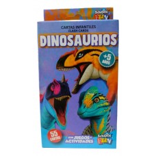 Juego de Cartas Infantiles Didácticas: Dinosaurios - School Fun