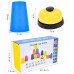 Juego de Vasos de Velocidad con Timbre y Tarjetas – Desafío Didáctico Mental 