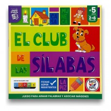 Juego Didáctico El Club de las Sílabas – Lectoescritura Infantil Barco de Papel - Juegos de Ingenio x Mayor