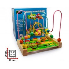 Juego Didáctico Prono 3D Laberinto de Madera 3 Pistas - Pronos Didácticos x Mayor - M313