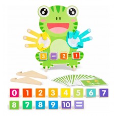 Juego Educativo de Matemática Montessori Ranita: Aprendizaje de Suma y Resta - Juego Didáctico x Mayor