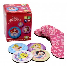Juego de Memoria Disney Princesas - 20 Piezas de Madera Premium