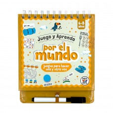 Libro de Actividades “Juegos por el Mundo” Reutilizable con Fibron – Educación Infantil - El Barco de Papel