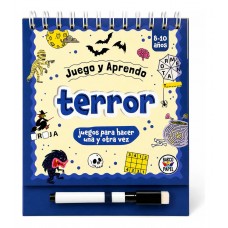 Libro de Actividades Reutilizable Juego y Aprendo: Terror – Editorial Barco de Papel