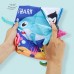 Libro de Tela Sensorial para Bebé con Texturas Didácticas y Estimulación Temprana - Animales de Mar