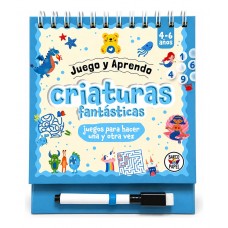 Libro Infantil Juego y Aprendo Criaturas Fantásticas - Barco de Papel