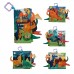Libro Sensorial de Tela Dinosaurios para Bebé con Texturas e Ilustraciones - Dinos