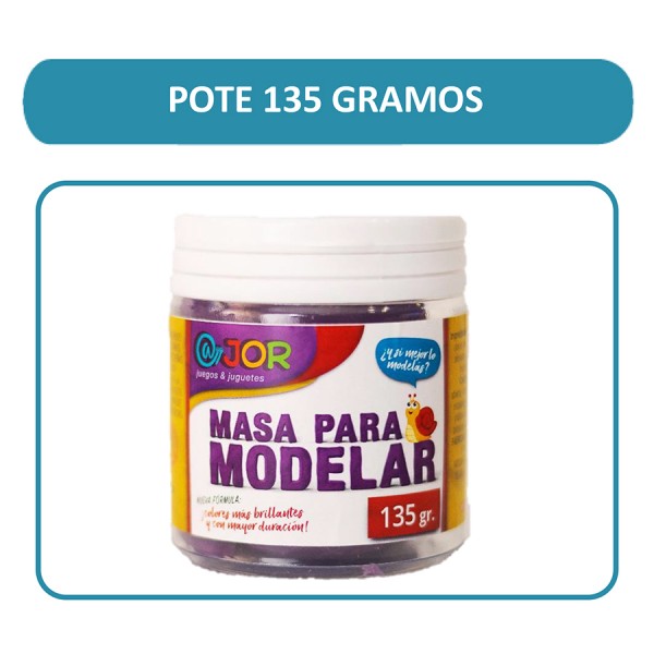 Masa plastilina infantil x 135 grs en pote para modelar con aroma - Juguetes didácticos para jardines de infantes x mayor P135 Masa plastilina infantil x 135 grs en pote para modelar con aroma - Juguetes didácticos para jardines de infantes x mayor P135