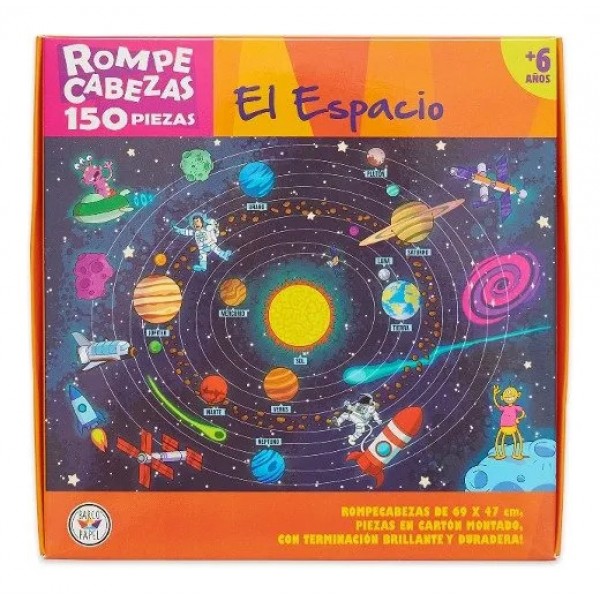 Rompecabezas de 150 Piezas El Espacio Barco de Papel Didáctico Rompecabezas de 150 Piezas El Espacio Barco de Papel Didáctico