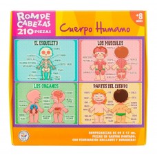 Rompecabezas Didáctico de 210 Piezas El Cuerpo Humano | Juego Educativo | Estimula la paciencia | El Barco de Papel