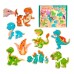 Rompecabezas Dinosaurios x 8 unidades Animales de Madera 4 y 5 Piezas - Juguetes Didácticos x Mayor Rompecabezas Dinosaurios x 8 unidades Animales de Madera 4 y 5 Piezas - Juguetes Didácticos x Mayor