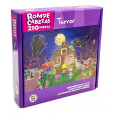 Rompecabezas Gigante 210 Piezas “Terror” – Didáctico para Niños +8 Años - Barco de Papel