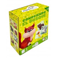 Rompecabeza Infantil + 2 Años Conociendo El Bosque - 8 Rompecabezas