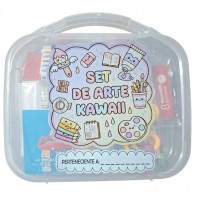Set de Arte Infantil Mundo Kawaii - Kit de Dulzura y Color Estilo Japonés - 9 Elementos