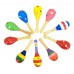 Sonajero Maraca Chica de Madera Infantil - Estimulación Temprana