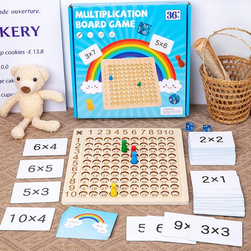 Tabla De Multiplicación Montessori, Juguetes Educativos De Madera Juegos De Matematicas De Aprendizaje De Conteo Preescolar Para Ninos De 3 5 6 7 8 Anos Tabla De Multiplicación Montessori, Juguetes Educativos De Madera Juegos De Matematicas De Aprendizaje De Conteo Preescolar Para Ninos De 3 5 6 7 8 Anos