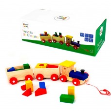 Tren Trencito Prono de Madera En Caja Cubeta Toys – Vagones Didáctico Infantil: Juego Educativo en Madera x Mayor 
