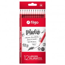 12 Lápices Negros HB Filgo en Caja Económica | Librería por Mayor