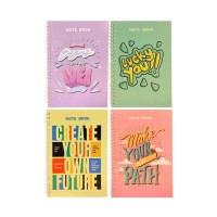 Cuaderno Anotador con Frases Inspiradoras - 60 Hojas Rayadas - Librería x Mayor