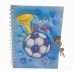 Diario Íntimo Infantil 3D con Candado - Diseño Pelota de Fútbol - Mayorista de Librería