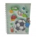 Diario Íntimo Infantil 3D con Candado - Diseño Pelota de Fútbol - Mayorista de Librería