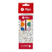 Acuarelas Pinto Escolar x12 Colores con Pincel - Mayorista de Artículos Escolares