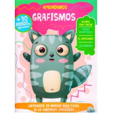 Aprendemos Grafismos: + de 30 ejercicios didácticos para aprender jugando, 32 páginas, 23x31 cm