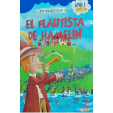 Aprendiendo a leer El flautista de Hamelin: libro de cuentos, tapa blanda, 22x14 cm, 32p Nivel 1: 5 a 6 años | Lectura Inicial por Mayor
