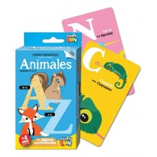 Cartas Didácticas Animales A-Z (Abecedario) |con Actividades School Fun |  Juguetes Didácticos por Mayor