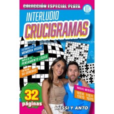 Crucigramas 32 Páginas – Entrená tu memoria, lógica y concentración - 15x23 cm - 400 palabras - Variedad de Modelos