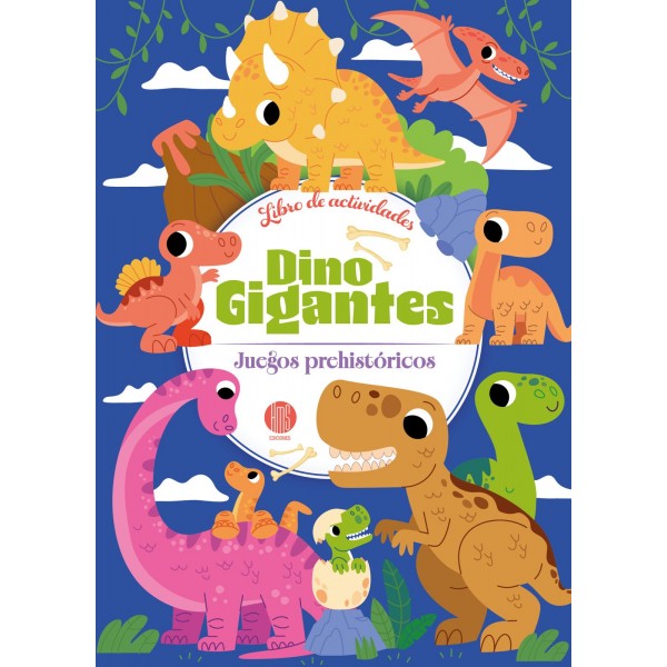 Libro de Actividades Infantil "Dino Gigantes: Juegos prehistóricos" (20x28 cm) - 16 pág Libro de Actividades Infantil "Dino Gigantes: Juegos prehistóricos" (20x28 cm) - 16 pág