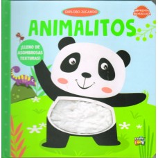 Exploro jugando Animalitos: libro de tapa dura con textura, 18x18 cm - Descubrí, Sentí y Conectá con la Naturaleza desde Pequeño