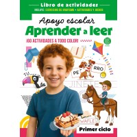 Libro de Actividades: Apoyo Escolar Aprender a Leer - 60 Actividades a Todo Color