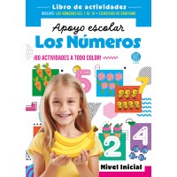 Libro de Actividades: Apoyo Escolar Los Números - Nivel Inicial - 60 Actividades a Todo Color