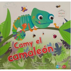Libro de cuentos Camy el camaleón: 21x21 cm, tapa blanda, 24 p Libros de Cuentos x Mayor