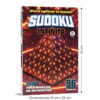 Libro de Sudoku Infinito Modelos Surtidos 96 Páginas 15x22 cm