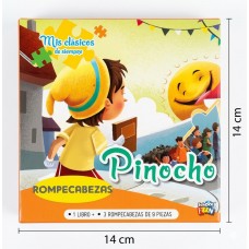 Libro Infantil con Rompecabezas "Pinocho" - Mis Clásicos de Siempre (School Fun)