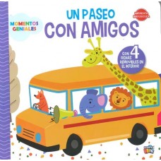 Momentos Geniales: un Paseo con Amigos con fichas removibles – Fomenta la amistad, el juego y la imaginación