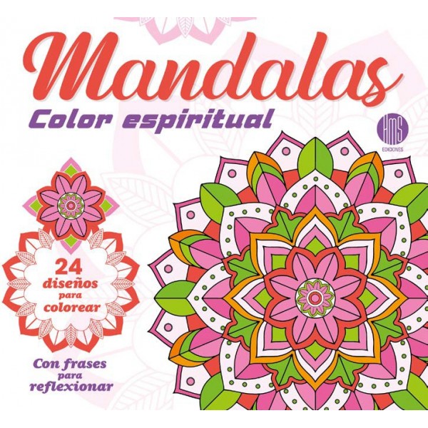 Mandalas: Color Espiritual (24.5x22 cm - 48 Págs) - Libro para Colorear Mandalas: Color Espiritual (24.5x22 cm - 48 Págs) - Libro para Colorear