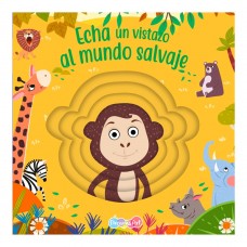 Echa un vistazo al Mundo Salvaje – Libro Interactivo con Solapas y textura para Niños Curiosos
