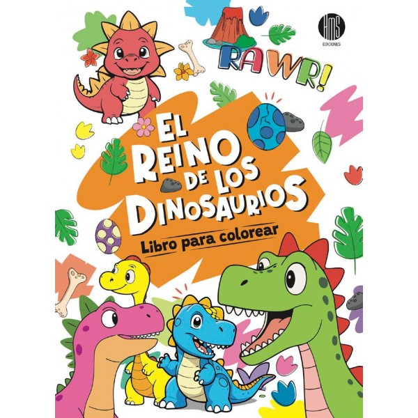 El Reino de los Dinosaurios (23x31 cm - 16 Págs) - Libros Infantiles x Mayor