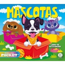 Mascotas: libro para colorear 24 páginas, 21x23 cm, a todo color