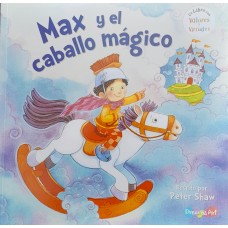 Libro de cuentos Max y el caballo mágico: 21x21 cm, tapa blanda, papel ilustración, 24 p Libros x Mayor