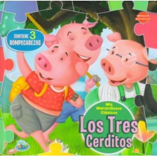 Colección Mis Maravillosos Clásicos – Libros infantiles con 3 rompecabezas y tapa dura - 16x16 cm