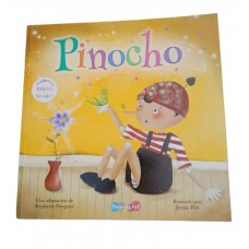 Libro de cuentos Pinocho: 21x21 cm, tapa blanda, papel ilustración, 24 p Libros Infantiles x Mayor